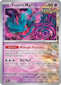Flutter Mane Poke ball Holo 43